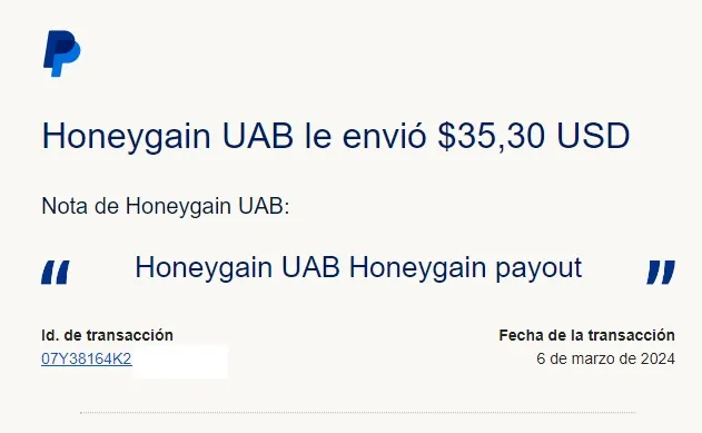 Pago Honeygain